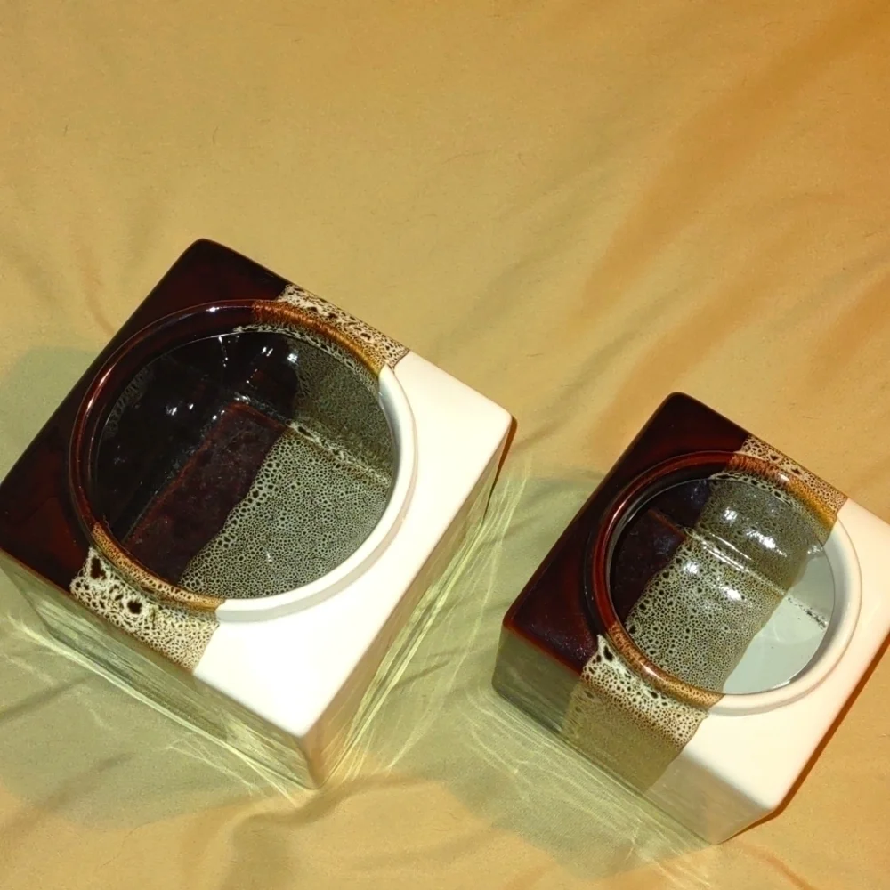 𝅺Pier 1 Ceramic Vases; Set of 2